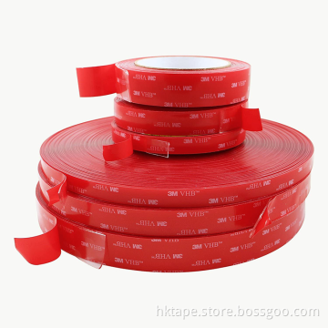 3M 4910 foam double sided vinyle tape clear transparent 1mm thickness acrylic self adhesive sticky strips